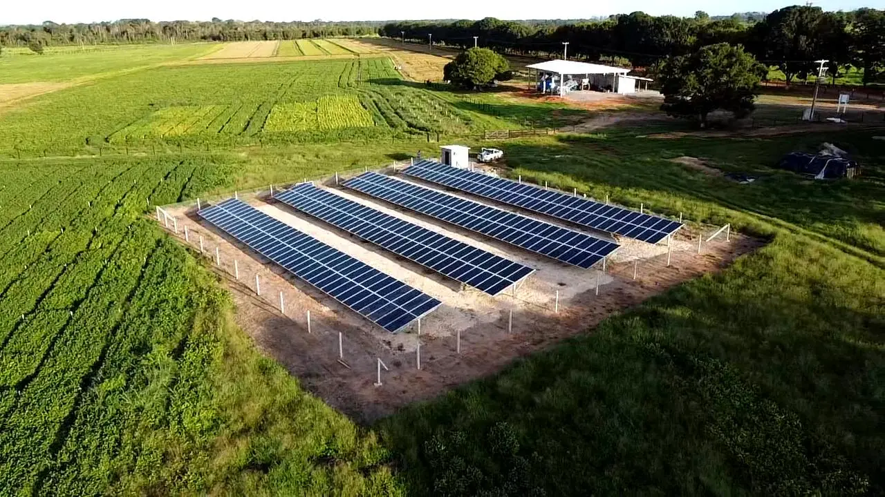 Sistema fotovoltaico rural, São José do Rio Claro-MT